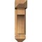 Ekena Millwork Westlake Arts and Crafts Smooth Bracket w/ Offset Brace, Western Red Cedar, 5 1/2"W x 16"D x 20"H BKT0604X16X20WTL03SWR - alternate 3